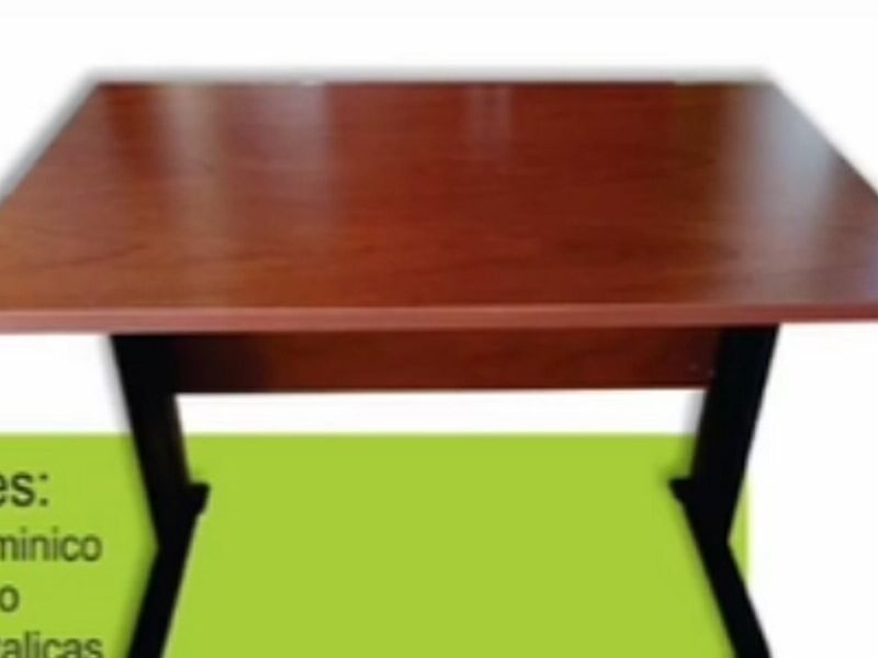 Mesa rectangular oficina - Muebleria Ahlers | Construex
