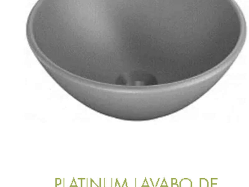 Platinum lavabo de apoyo mate - CAIDE | Construex