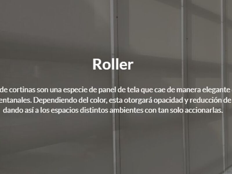 Cortinas Roller Uruguay - Persianas Gala | Construex