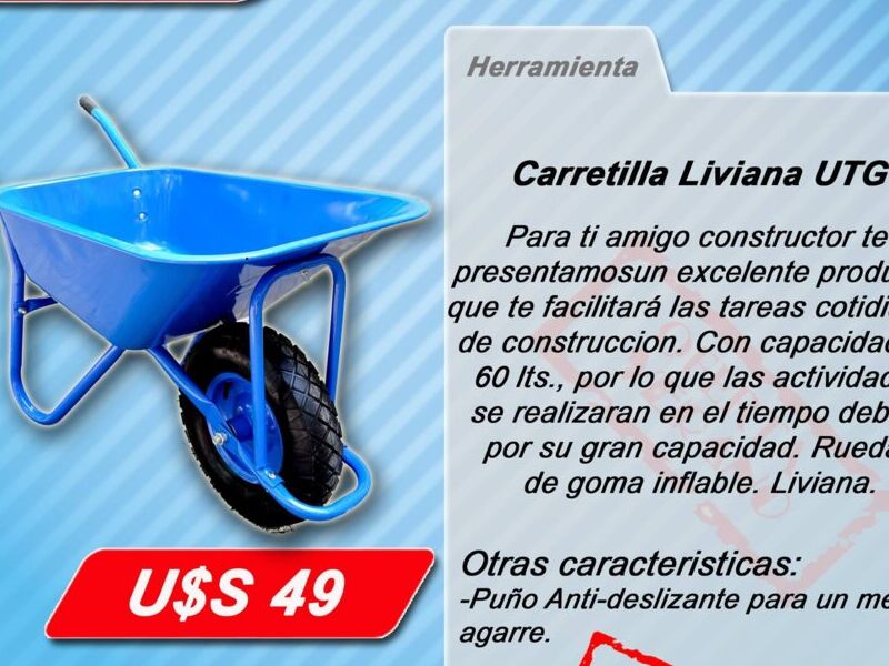 Carretilla Liviana UTG - Ferretería Central | Construex