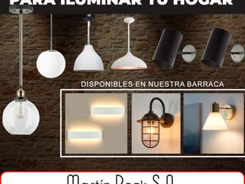 Lámparas colgantes Uruguay - Martin REZK S.A. | Construex