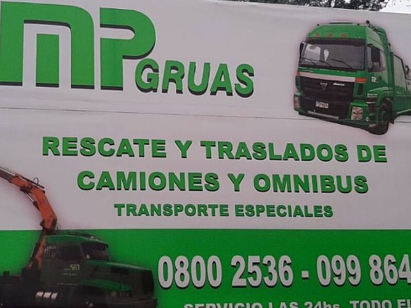 Trasporte de ómnibus  - MP GRÚAS | Construex